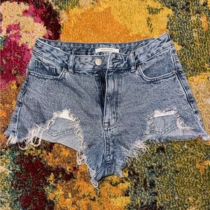 pacsun cut off jean shorts